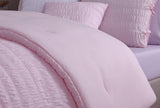 Queen Comforter Set, Reversible Cotton Bedding with Matching Shams, Vintage-Inspired