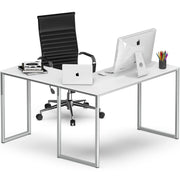 Mission 48 x 48 Inches L-Shape Home Office Computer Desk, White