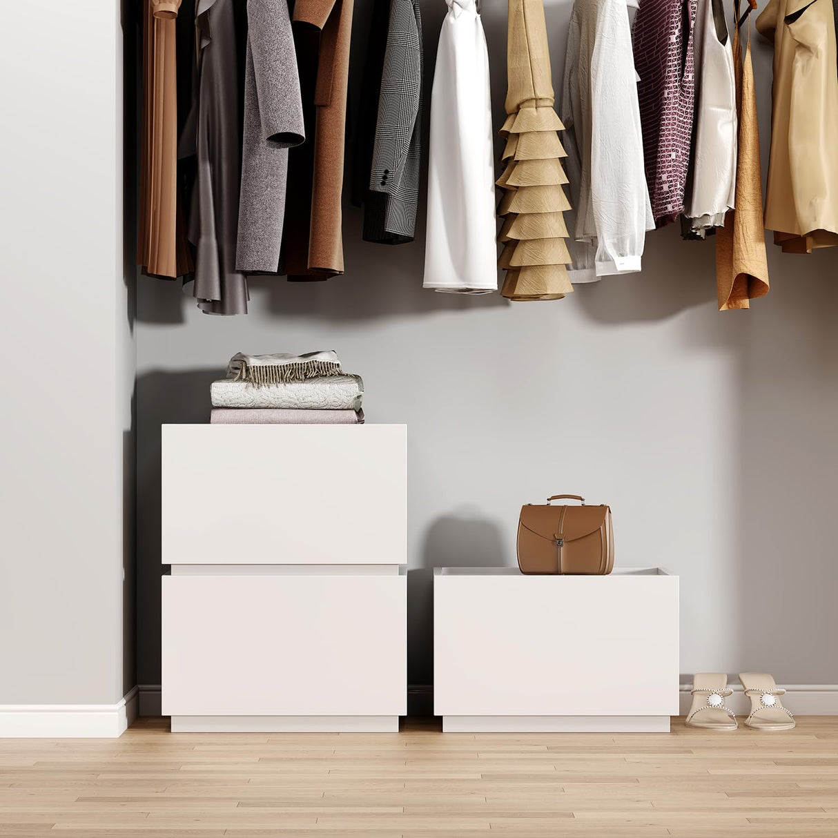1 Drawer Dresser, Small Dresser for Closet Organizer