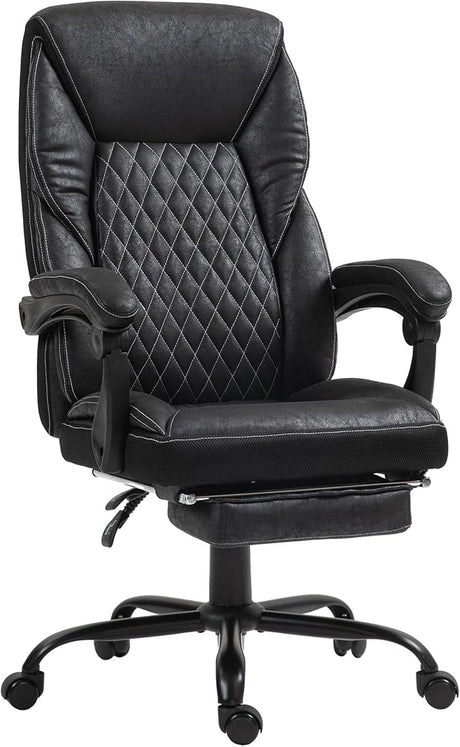 Executive Office Chair with Foot Rest, Big and Tall Ergonomic Desk Chair