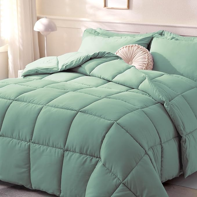 Comforters Oversize King Size, White All Season Duvet, Lightweight Quilt
