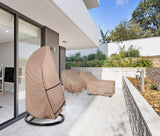 Patio Hanging Egg Chair Cover - Waterproof Outdoor Single Seat Swing Egg Chair