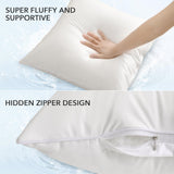 20x20 Outdoor Pillow Inserts (Pack of 2) - Square Waterproof Throw Pillow