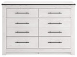 Schoenberg Coastal 6 Drawer Dresser, White