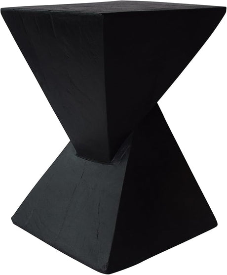 Manuel Weight Concrete Accent Table, Light Gray