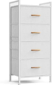 Dresser for Bedroom with 4 Drawers, Tall Dressers Storage Drawers