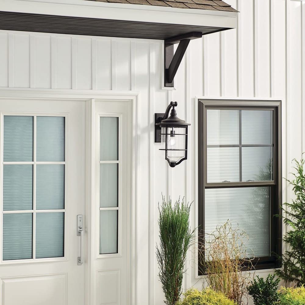 49128DBK One Light Outdoor Wall Mount