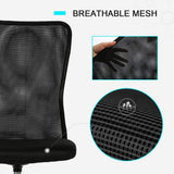 Ergonomic Office Chair Mesh Computer Desk Executive Task Rolling Swivel with Wheels