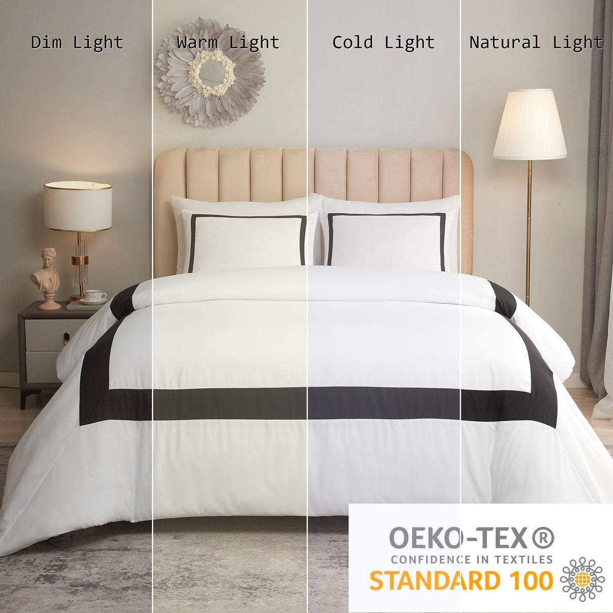 Wool Comforter Duvet Insert, 100% Australian Wool Filling with Soft Noiseless Cotton Shell, Natural Warmth (Heavyweight for Winter, King)