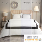 Wool Comforter Duvet Insert, 100% Australian Wool Filling with Soft Noiseless Cotton Shell, Natural Warmth (Heavyweight for Winter, King)