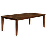 Jonesie Contemporary Extendable Dining Table, Brown Cherry