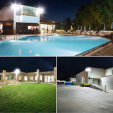 2 Pack 600W LED Flood Light Outdoor,(3060W Equivalent),67600LM 5000K Daylight