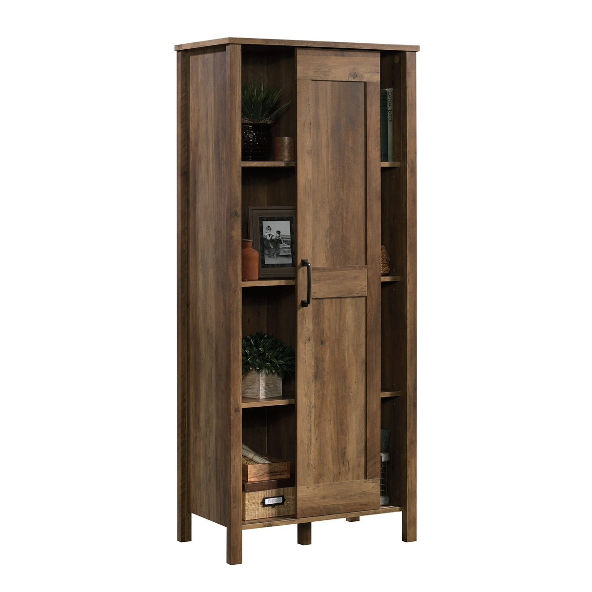 Miscellaneous Sliding Door Storage Pantry cabinets, L: 27.09" x W: 15.39" x H: 62.99",