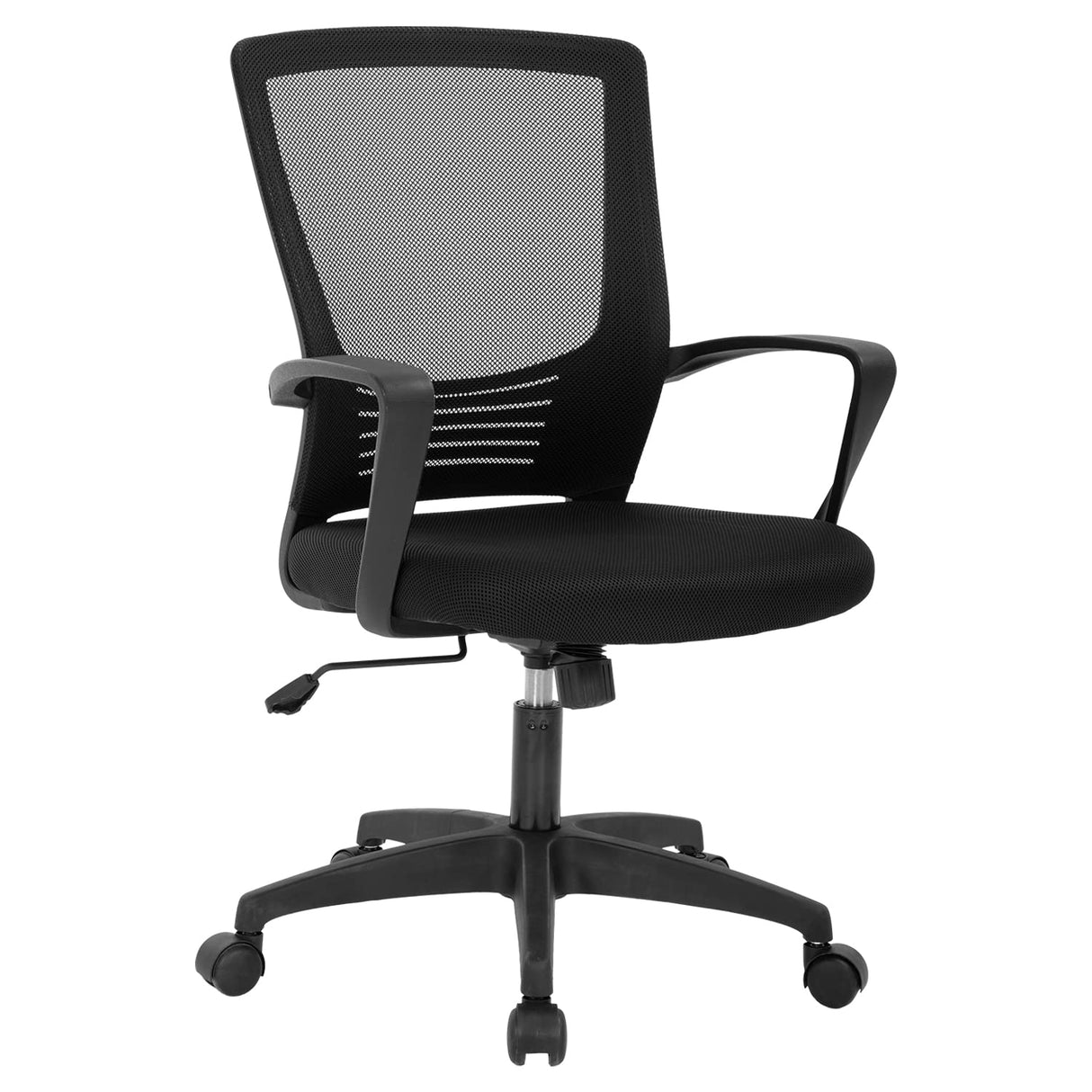 Rolling Mesh Computer Task Swivel Home Comfortable Chair with Lumbar Support and Height