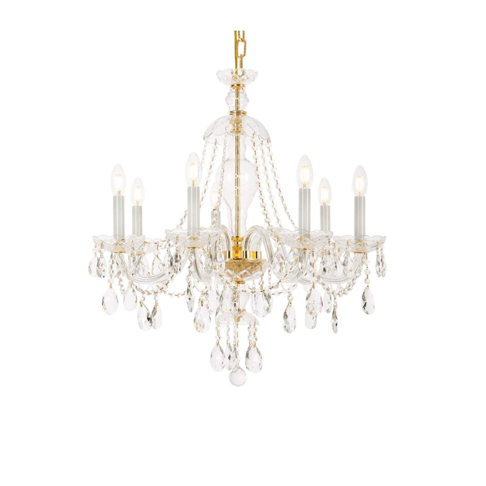 7829D26G/Rc Royal Cut Alexandria 7-Light, Single-Tier Chandelier
