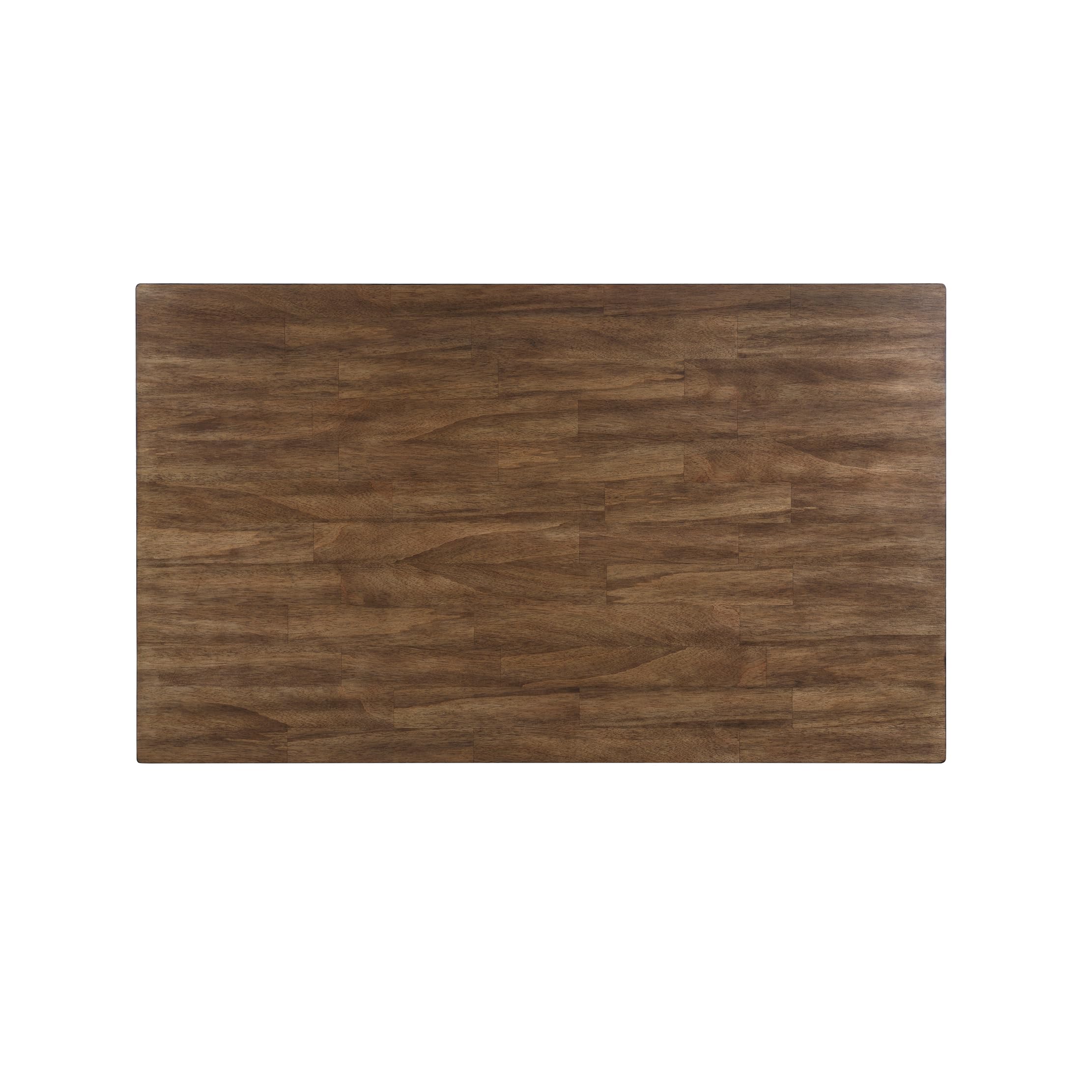 7-Piece Farmhouse Dining Table Set with Cross Back Chairs