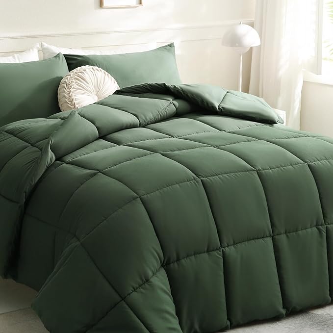 Comforters Oversize King Size, White All Season Duvet, Lightweight Quilt