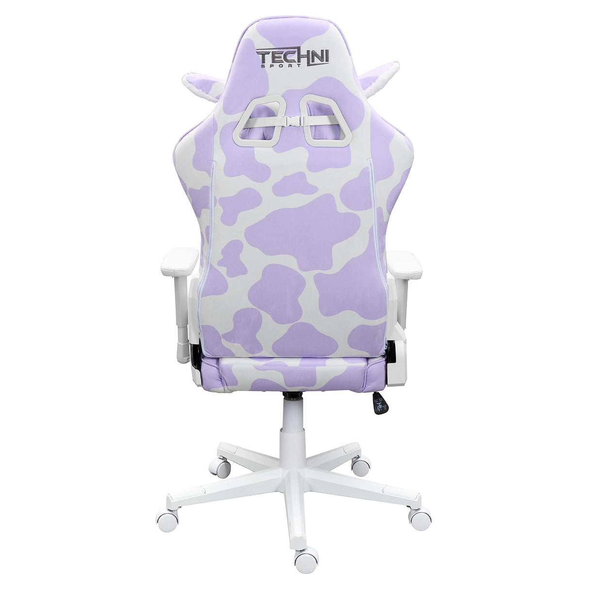 Gaming Chair - Lavender Purple Cow Print - Ergonomic Office Chair with Memory Foam