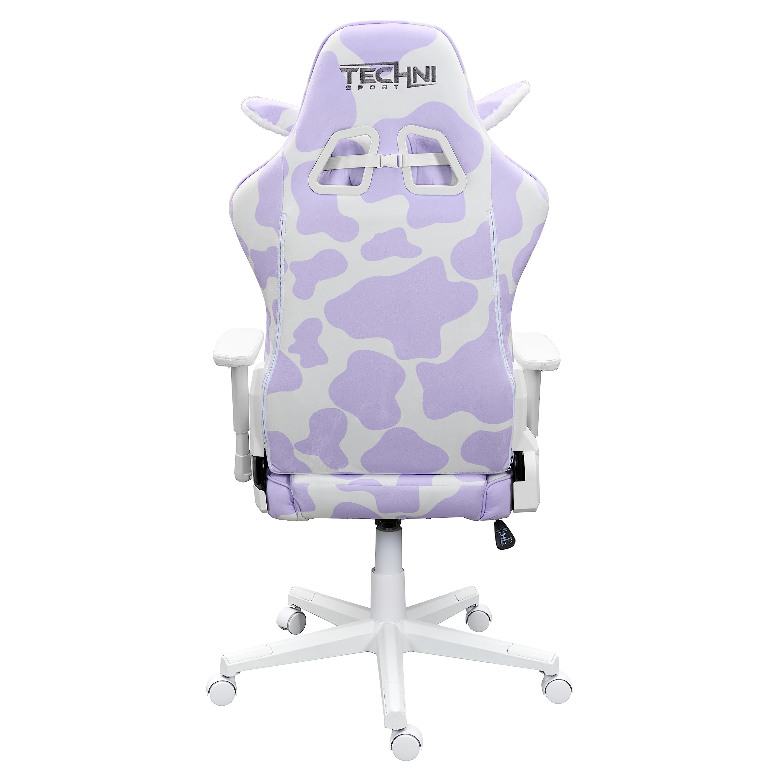 Gaming Chair - Lavender Purple Cow Print - Ergonomic Office Chair with Memory Foam