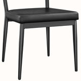 Dining Chairs，Rattan Dining Chairs Set of 6 Black Kitchen Dining Chairs