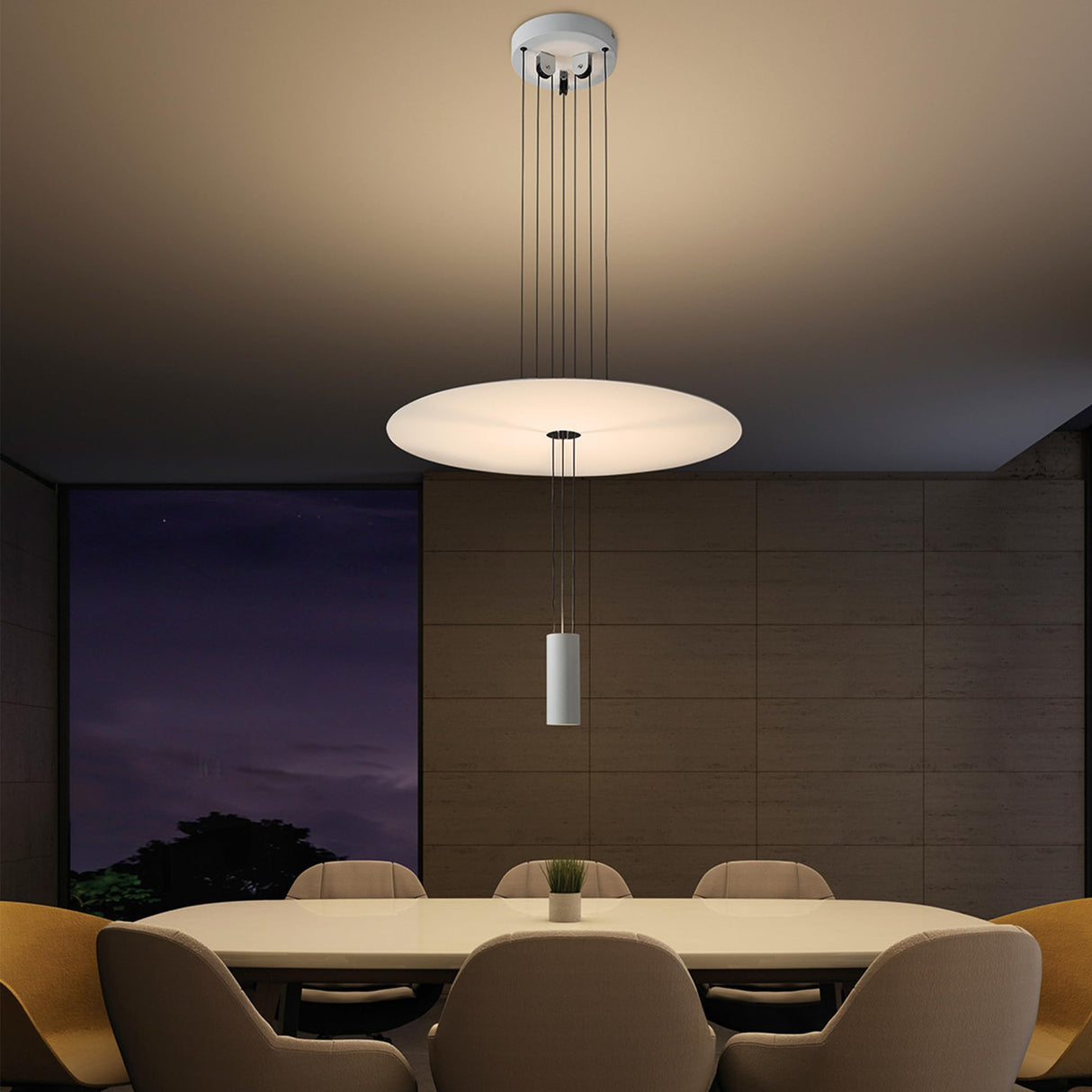 Modern Metal Chandelier Smart Dimmer Available with Switch or Traic Pendant Lamp