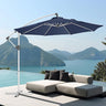 10ft Offset Patio Umbrella - cantilever patio umbrellas, 5-Year Fade Resistant