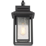 Cecile Modern Outdoor Wall Light Fixture Painted Bronze Aluminum Box Frame 17 3/4"