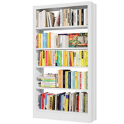 71" Metal Bookshelf,5 Tier Library Bookcase with Adjustable Shelves