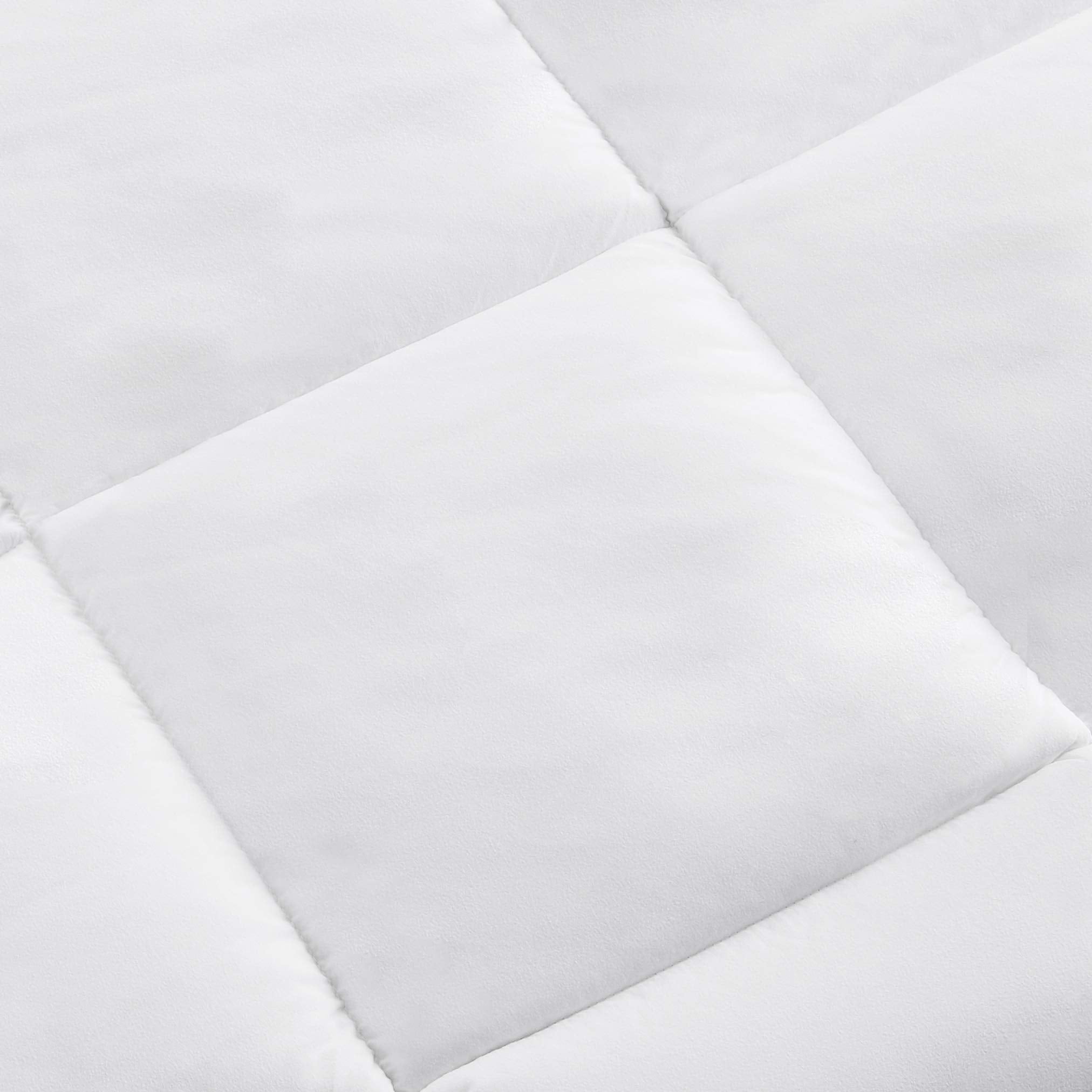 White Down Alternative Comforter and Duvet Insert with Corner Tabs (Full/Queen, Light)