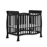 Violet 4-In-1 Convertible Mini Crib In Espresso, Greenguard Gold Certified, JPMA Certified