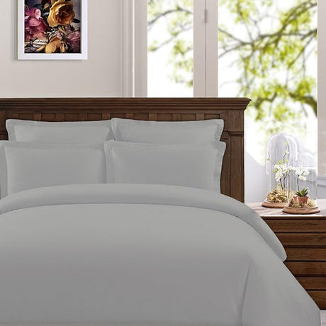 , Duvet Cover Set with 3 Pieces, 415 Thread Count, Percale, 100% Peruvian Pima Cotton,