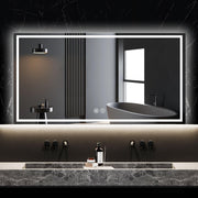 24x32 LED Bathroom Mirror with Anti-Fog & Memory Touch