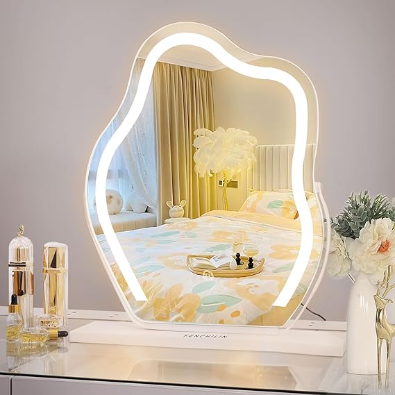 Hollywood Vanity Mirror with Lights Cute Bear Animal Lighted Makeup Mirror