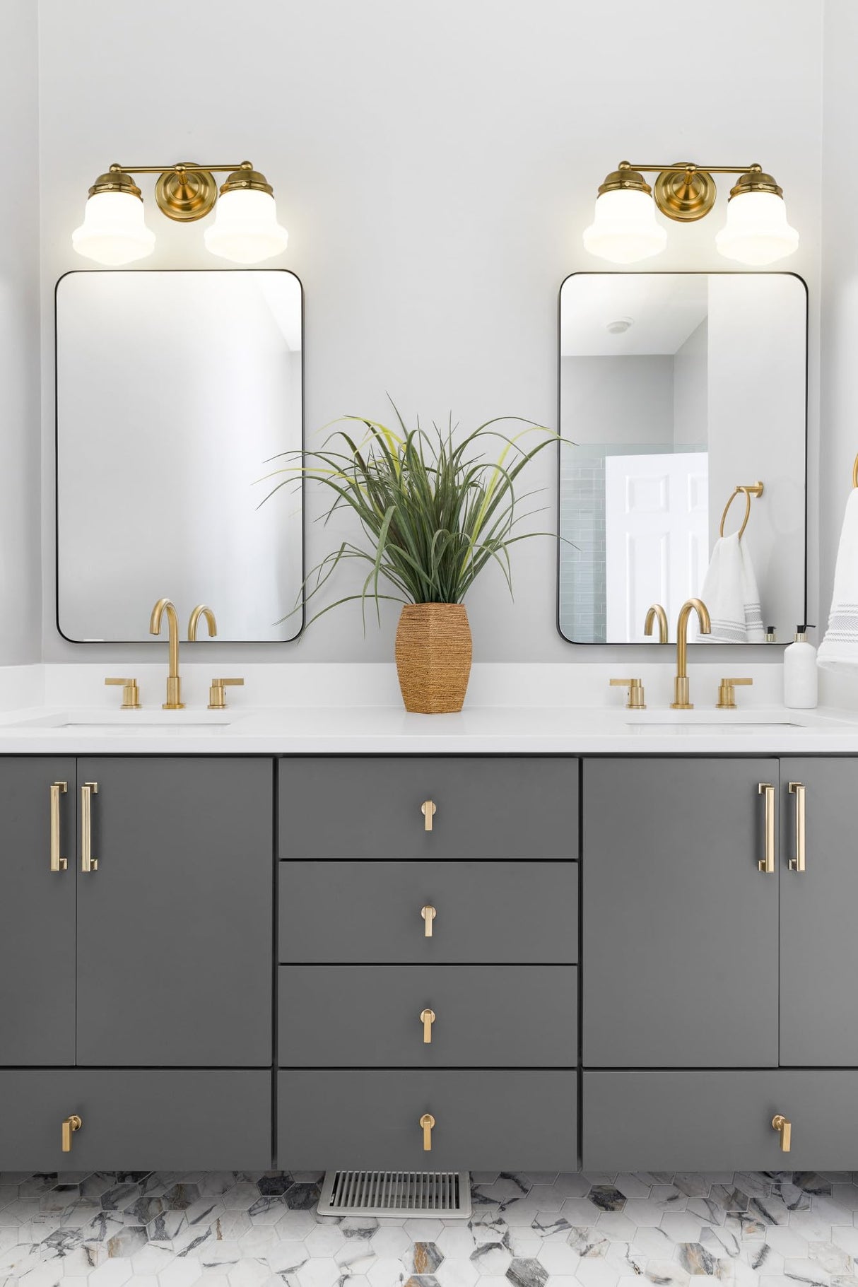 735-2V-CH Vaughn Vanity, 2-Light 120 Total Watts, Chrome