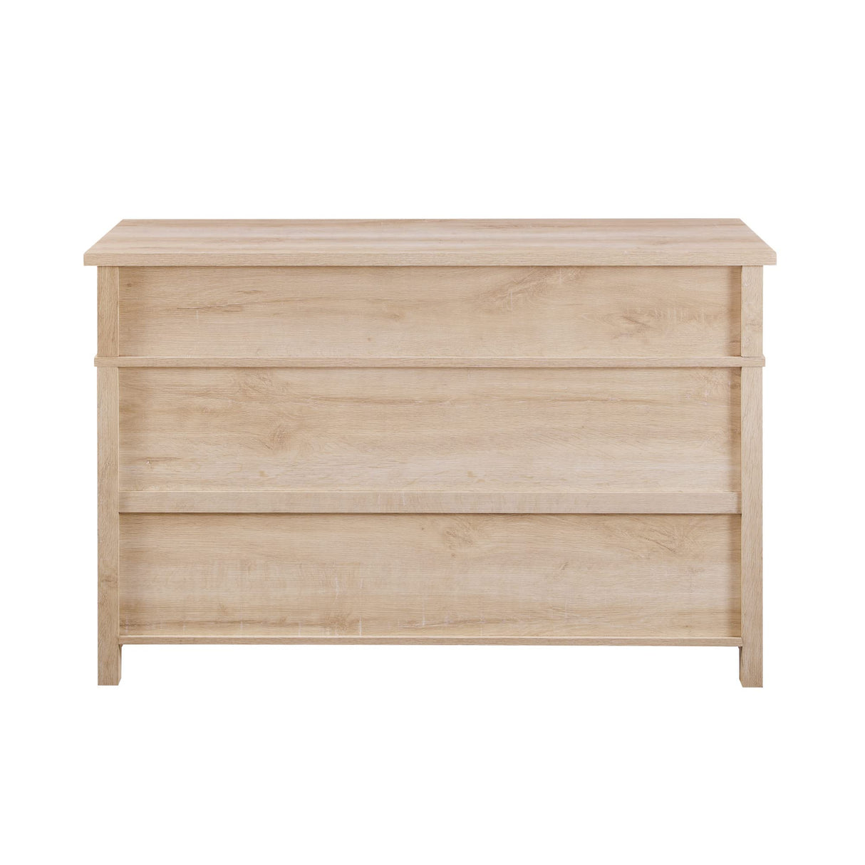 Modern Farmhouse 6-Drawer Framed Dresser with Half-Moon Handles