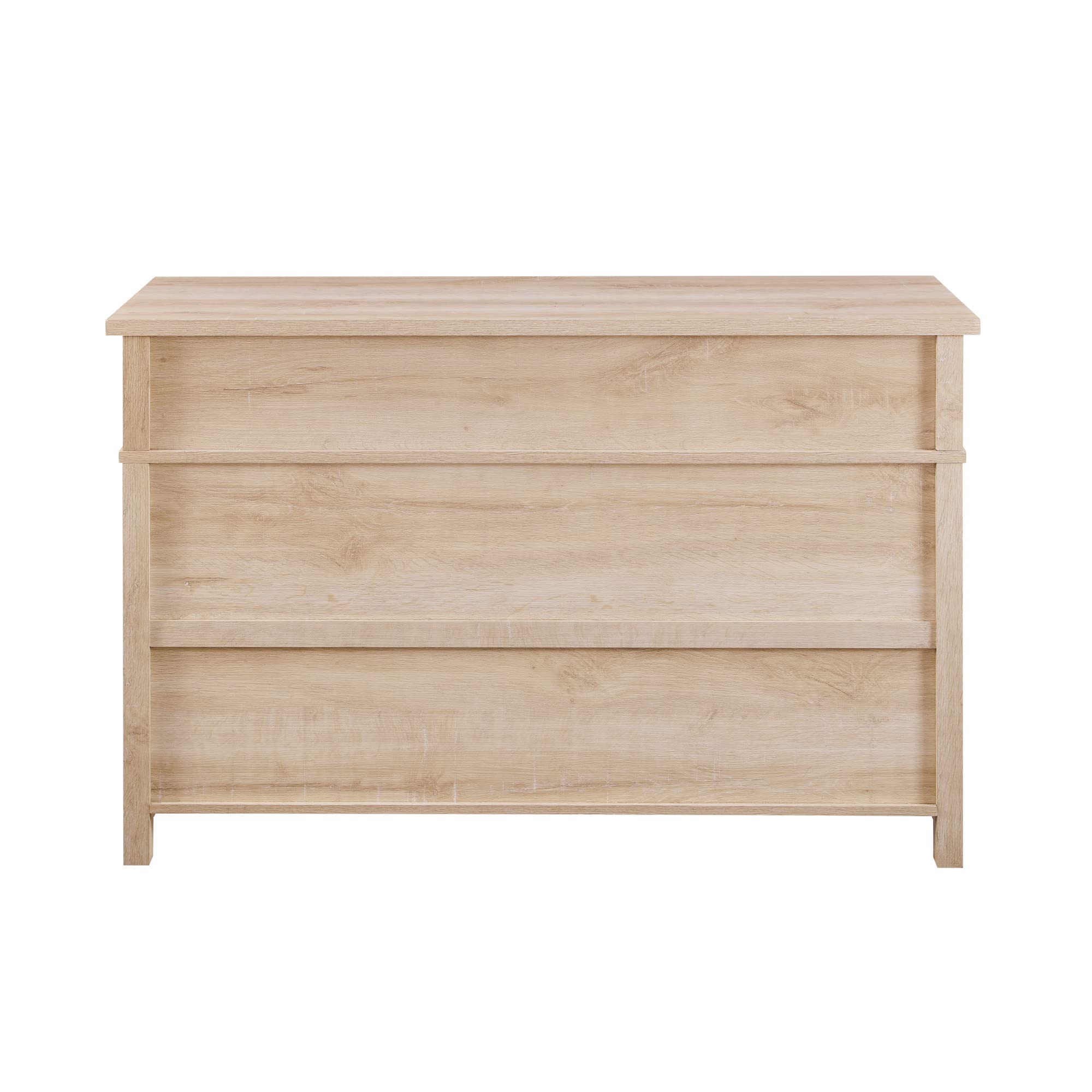 Modern Farmhouse 6-Drawer Framed Dresser with Half-Moon Handles