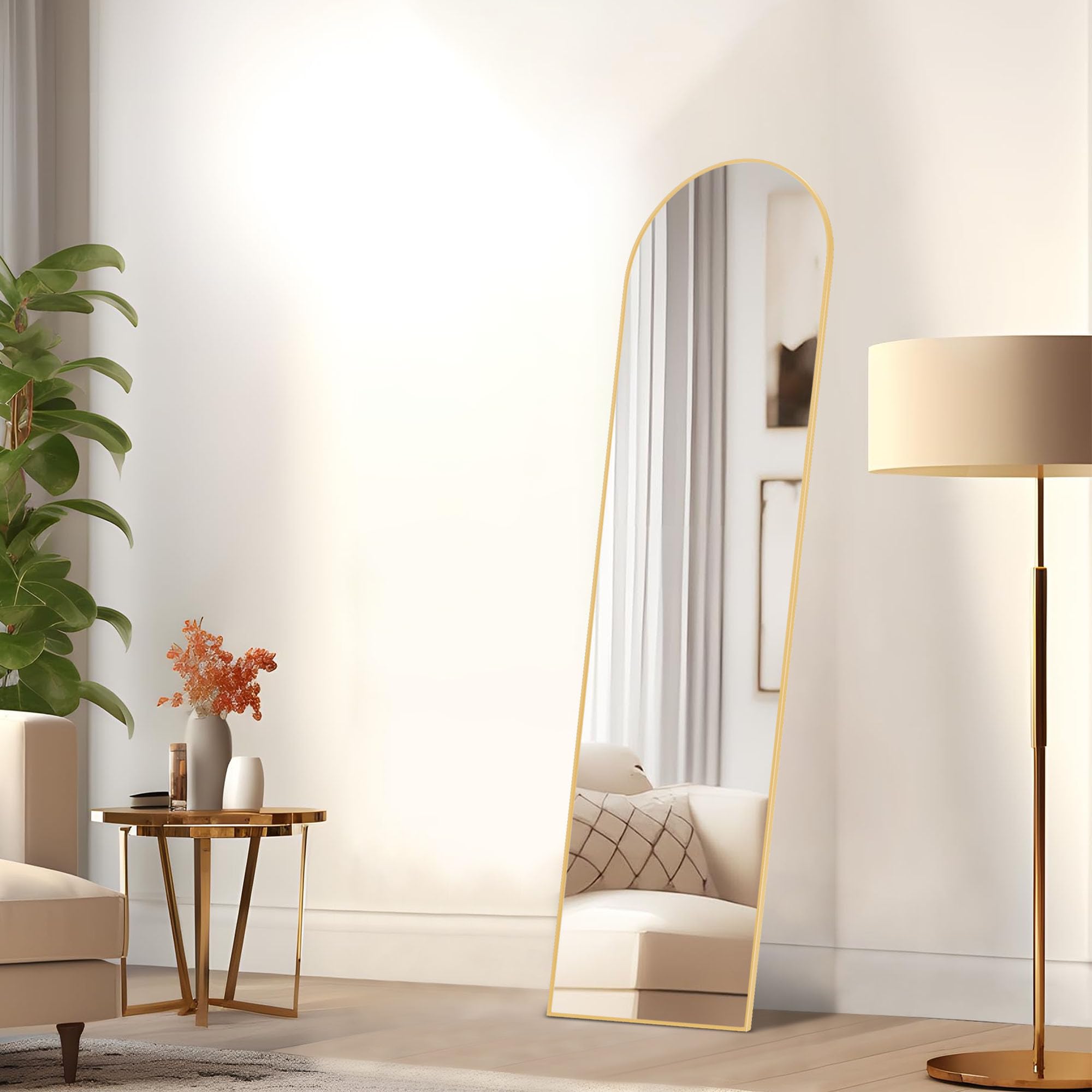 Floor Mirror Hanging or Leaning, Full Body Mirror