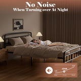 Queen Platform Bed Frame with Headboard - Heavy Duty Metal Bed Frame