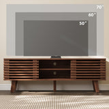 Mid-Century Modern TV Stand for 50-60 Inch TVs with Storage