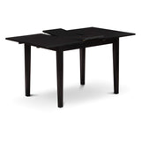NOAB5-BLK-61 5 Piece Dining Table Set Includes a Rectangle Dining Room Table