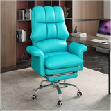 Office Chair Office Chair,120° Reclining Lunch Break Seat,PU Leather Computer Chairs