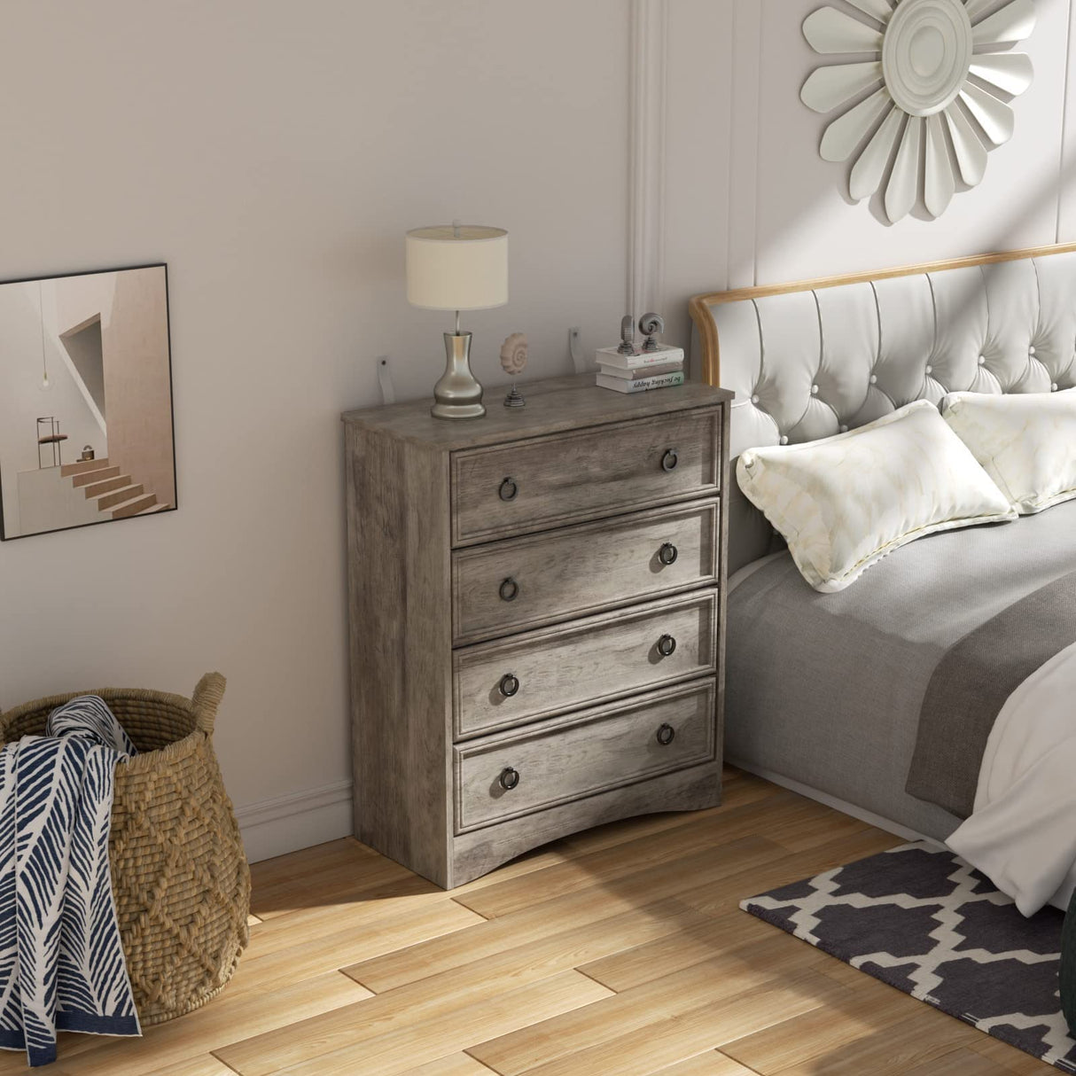 4 Drawer Dresser, Dressers for Bedroom