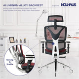 Ergonomic Office Chair Aluminum Alloy Big and Tall Mesh Computer Desk Chair