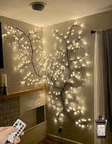 Enchanted Willow Vine Lights with Remote Control On/Off Timer and Memory Function,