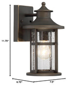 Outdoor Wall Light 72551-143C Highland Ridge Exterior Wall Lantern, 1-Light 60