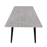 Riley Modern Dining Rubberwood Legs and Laminate Table Top