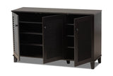 Warren Shoe-Storage Cabinet, Espresso
