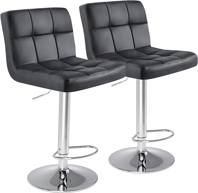 24 inch Counter Height Bar Stools, Upholstered Modern Kitchen Barstools