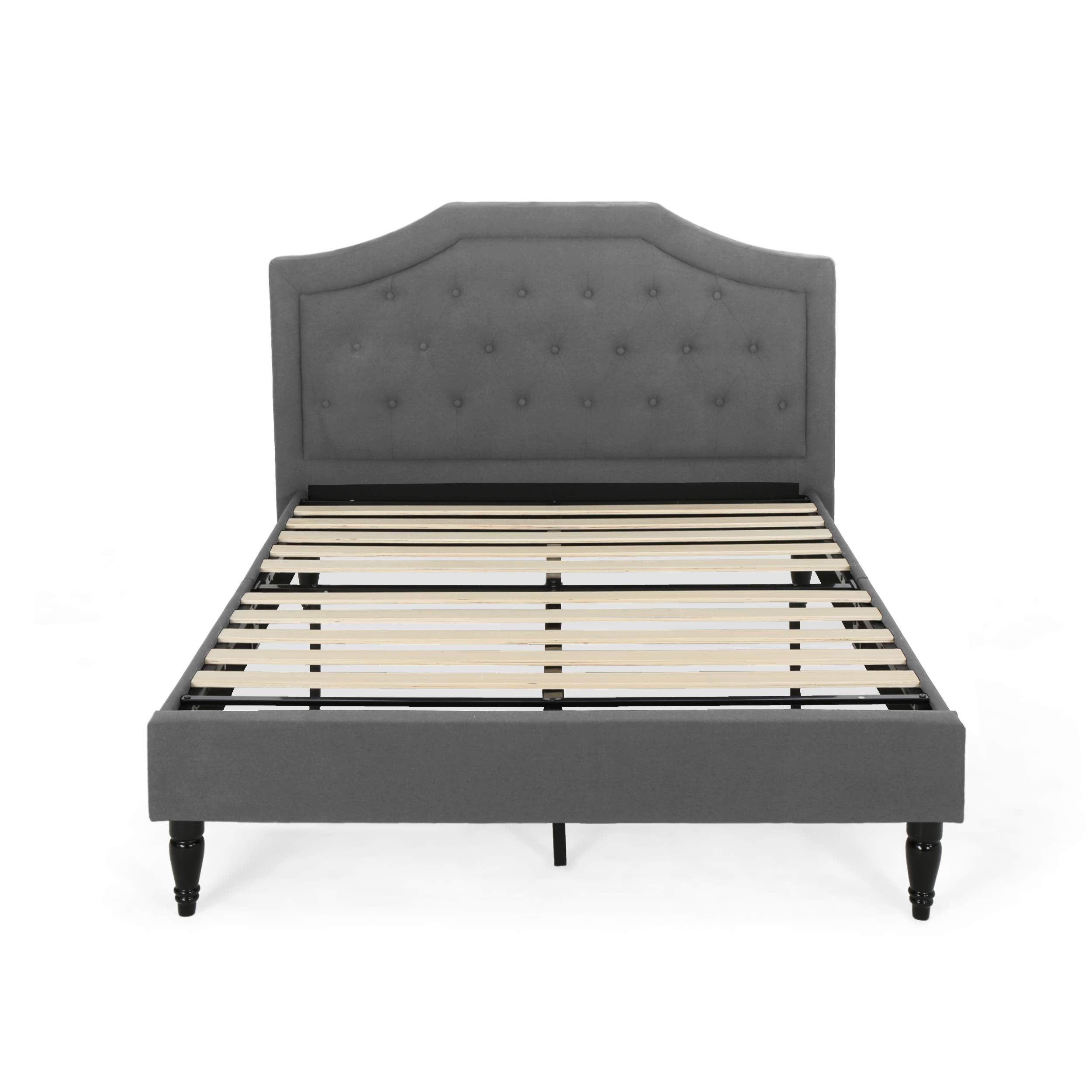 Veromca Theresa Contemporary Fabric Upholstered Queen Sized Bed Set