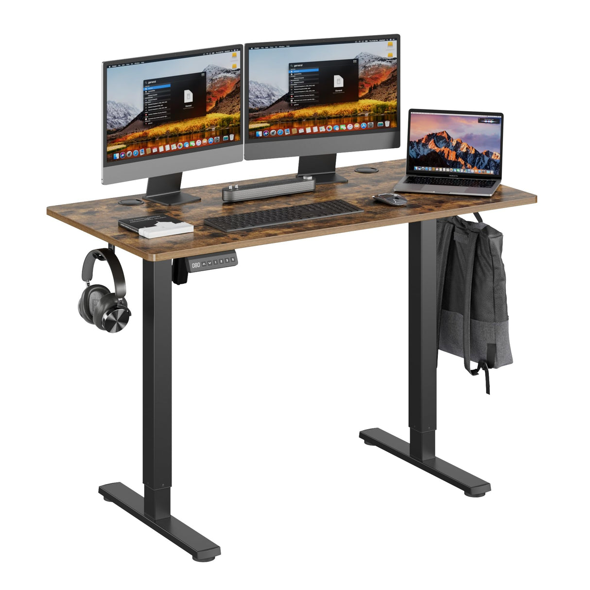 Height Adjustable Electric Standing Desk, 48 x 24 Inches Ergonomic Stand up Table